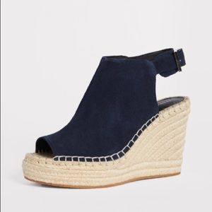 Kenneth Cole Espadrille Wedge Sandals Peep Toe - style #KL04629SU-N (OLIVIA)